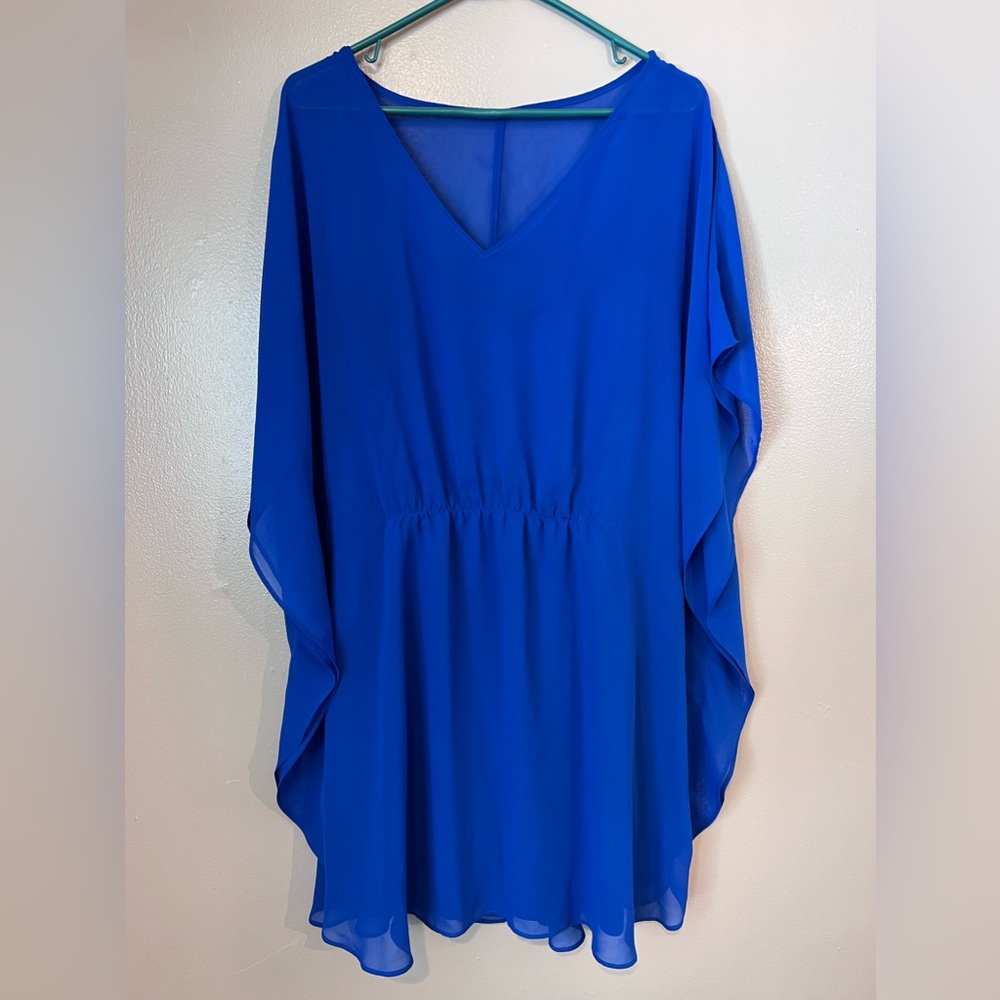 Express Royal Blue Cocktail Dress